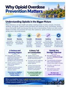 Preview of Why Opioid Overdose Prevention Matters
